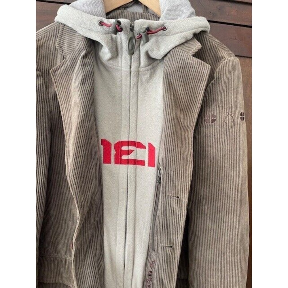 ~RARE! Med O'neill winter jacket snowboard ski layered corduroy LOTS of features